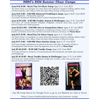 HSDC 2026 Summer Cheer Camps