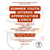 Summer Youth Interns Appreciation Lunch