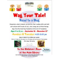 Wag Your Tale! Read to a Dog!