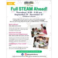 Full STEAM Ahead! for Kids 5-12 at NRPL