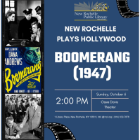 New Rochelle Plays Hollywood Film Club -Boomerang