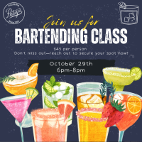 Bartending Class at Patsy's Pizzeria