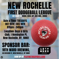 New Rochelle’s First Dodgeball League!