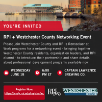 Westchester County and RPI Networking Event
