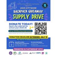 New Rochelle Backpack Giveaway