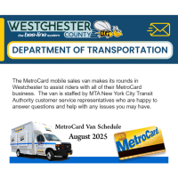 Westchester MetroCard Mobile Van in New Ro
