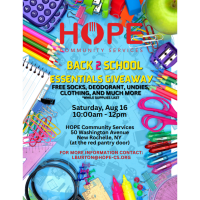 HOPE Back to School Essentials Give Away