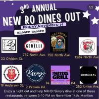 3rd Annual New Ro Dines Out