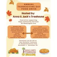 Anna & Jack's Annual Thanksgiving Day Food Drive
