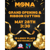 Ribbon Cutting MONA - an Indian Eatery