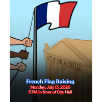 French Flag Raising