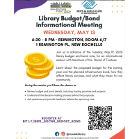 Library Budget/Bond Informational Meeting