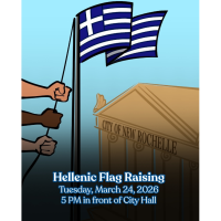 Hellenic Flag (Greek) Raising