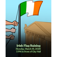 Irish Flag Raising