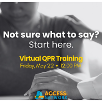 Virtual QPR Suicide Prevention Training