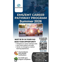 EMS/EMT Career Pathway Program – Summer 2026