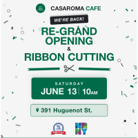 Casaroma Café Re-Grand Opening & Ribbon Cutting
