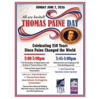 Thomas Paine Day 2026 – Celebrating 250 Years Since Paine Changed the World