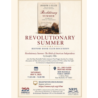 Revolutionary Summer – History Book Club Discussion
