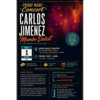 Friday Night Concert: Carlos Jimenez and Mambo Dulcet – An Evening of Latin Jazz