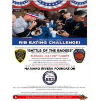 Battle of the Badges" Rib Eating Challenge Fundraising Event