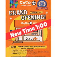 CoCo Bubble Tea Grand Opening & Ribbon Cutting