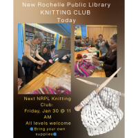 New Rochelle Public Library Knitting Club