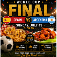 World Cup Final Watch Party: Spain vs. Argentina