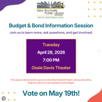 Budget & Bond Information Session - April 2026