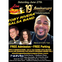 Saturday Night Vibes: Latin Night Edition - Toby Rivera Salsa Band 19th Anniversary Celebration