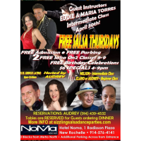 Free Salsa Thursdays featuring Guest Instructors Eddie & Maria Torres