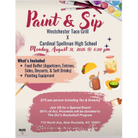 Paint & Sip: Westchester Taco Grill X Cardinal Spellman High School