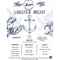 Lobster Night at Modern Restaurant & Lounge