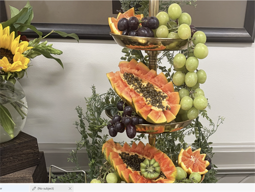 Fruit, fruit and more fruit