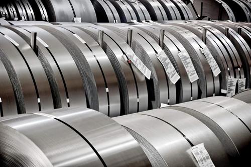 Steel Coils Staged Steel Coils Staged