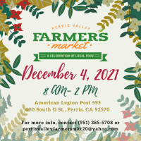 12/4/2021Perris Valley Farmer's Market 