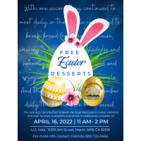 Free Easter Desserts with Inland Empire Buffalo Soldiers Heritage Association