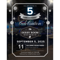 The Derby Room's 5 Year Anniversary Ribbon Cutting