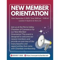 PVCC New Member Orientation