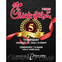 Chick-fil-A Perris's 5 Year Anniversary Ribbon Cutting