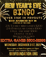 New Year's Eve BINGO