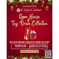 Assemblymember Dr. Corey A. Jackson- Attend Our First Holiday Open House & Toy Drive!