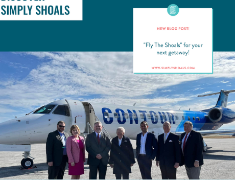"Fly The Shoals" for your next getaway!