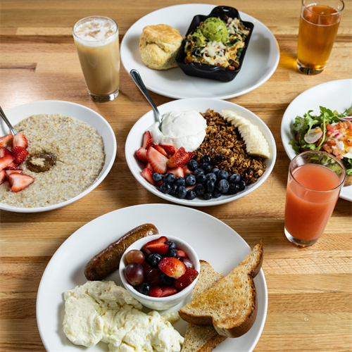 Lighter Fare Breakfast Spread