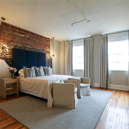 Deluxe King Room at The Stricklin Hotel