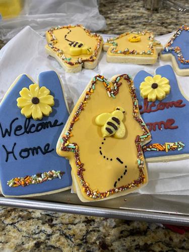Cookie designs perfect for Realtors, Housewarming gifts