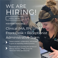 Allergy/Clinic Staff: Medical Assistant