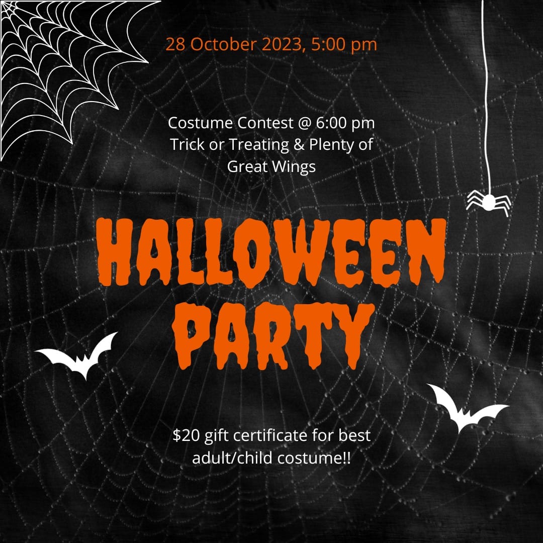 Voodoo Wing Co. First Halloween Party! Oct 28, 2023