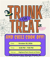 Highland Park Church of Christ - Trunk or Treat