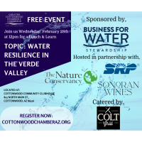 Lunch & Learn, Topic: Water Resilience in the Verde Valley